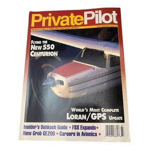Private Pilot Aviation Magazine July 1992 Flight Aircraft Centrurion Avionics